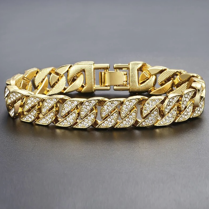 Miami Gold Curb Cuban Bracelet - My Store