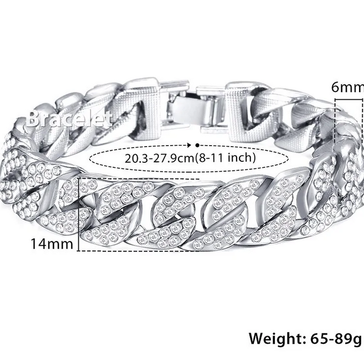 Miami Gold Curb Cuban Bracelet - My Store