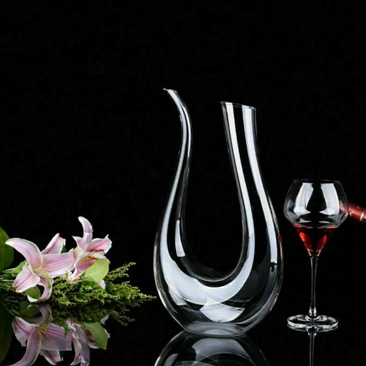 Crystal U-shaped 1500ml Wine Decanter - My Store