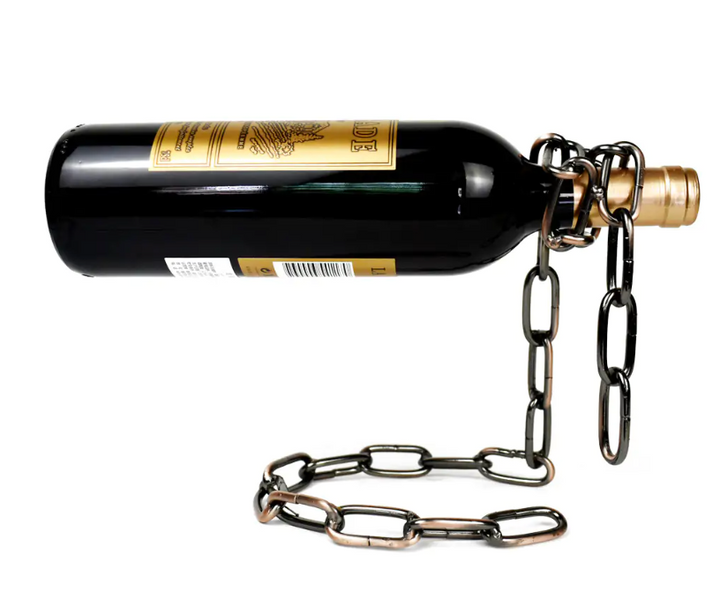Magic Iron Chain Wine Bottle Holder - My Store
