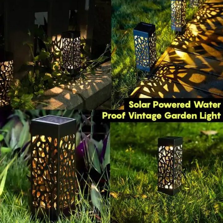 Solar Powered Waterproof Vintage Garden Light - My Store
