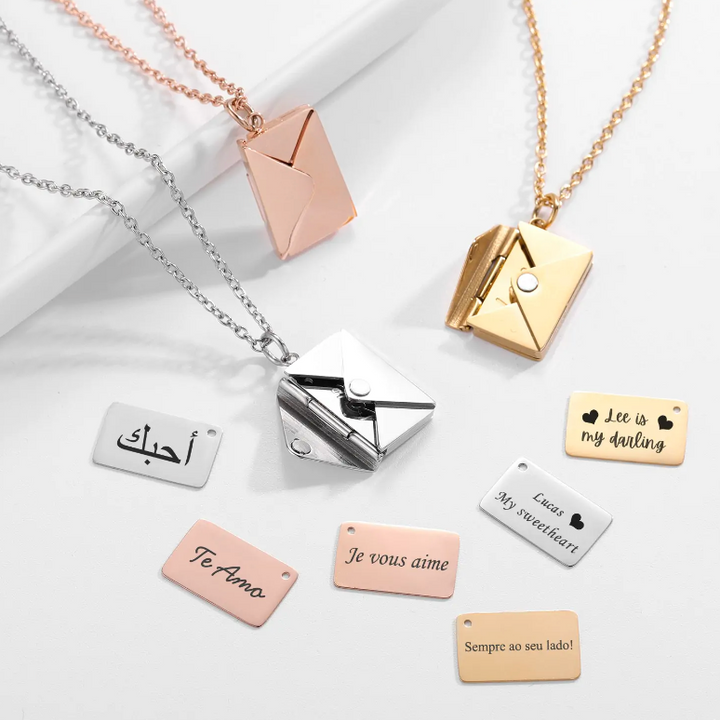 Envelope Necklace - My Store
